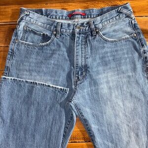 Vintage Unionbay Jean Men's 32x32 (Fits 32x31) Blue Denim Straight Relaxed Y2K